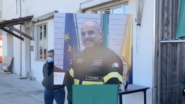 La caserma dei vigili del fuoco di Fidenza intitolata a Giorgio Gardini - Video