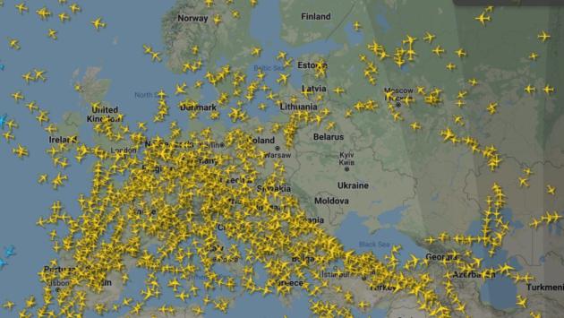 Spazio aereo voli