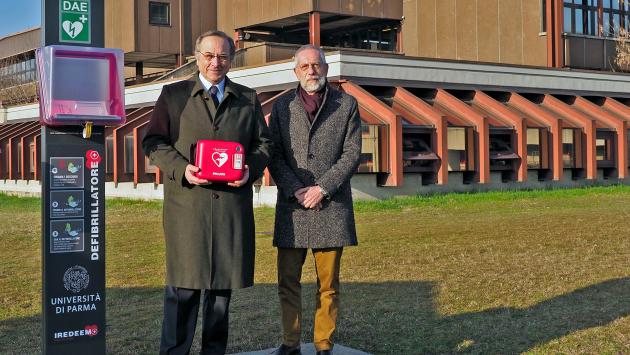 Due nuovi defibrillatori esterni al Campus Scienze e Tecnologie dell’Università di Parma