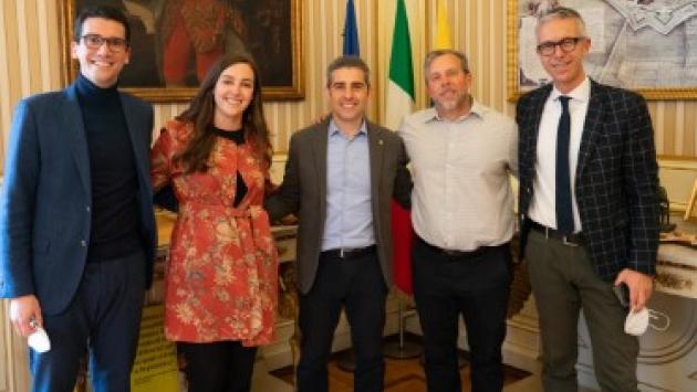 Due visite internazionali in Comune 