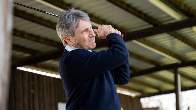 Comunicato stampa_Il dg della Ryder Cup Montali al Cus Parma per provare il Trackman Range
