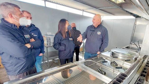Prodotti «made in Parma»  con la cucina da campo in partenza per l'Ucraina