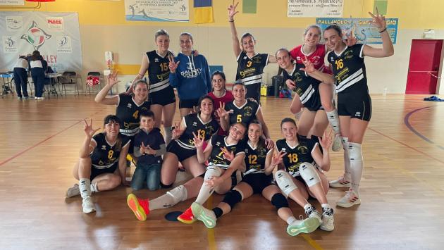 Volley B2 donne, il Galaxy Inzani domina a San Giorgio. Ora i play out