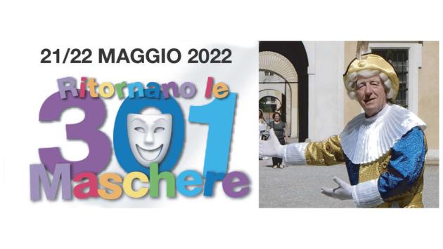 Maschere italiane a Parma sabato 21 e domenica 22 maggio