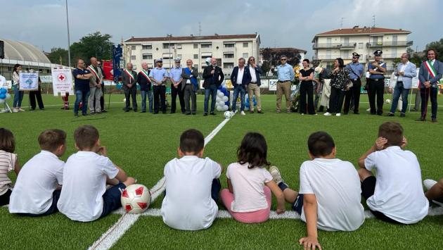 Inaugurato oggi il nuovo campo sportivo ‘Ivo Maniforti’ di Medesano