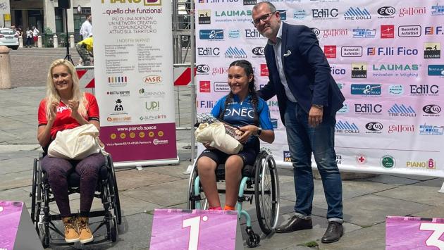 La parmigiana Veronica Frosi campionessa regionale di Handbike (nella gara della nostra città)