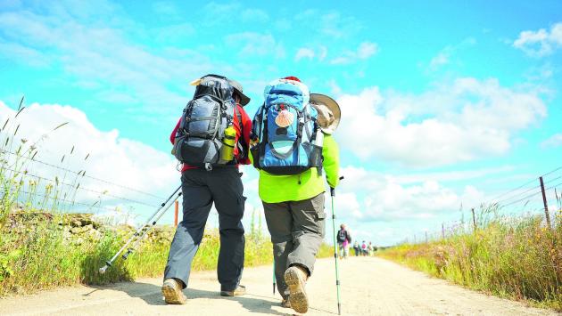 Viaggiare a piedi 