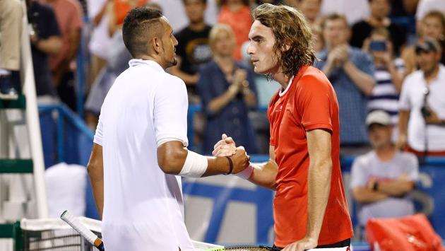 Tsitsipas e Kyrgios multati dagli organizzatori