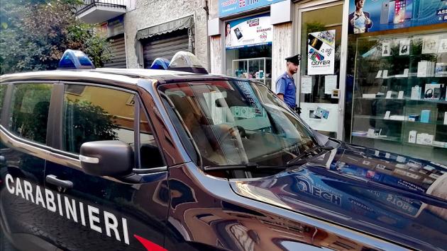 "Spaccata" nel centro cittadino: arrestato dai carabinieri