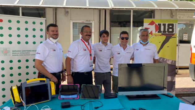 Barilla dona un simulatore al 118 di Modena: verrà installato sull’ambulanza ‘intelligente’  dedicata alla formazione degli operatori