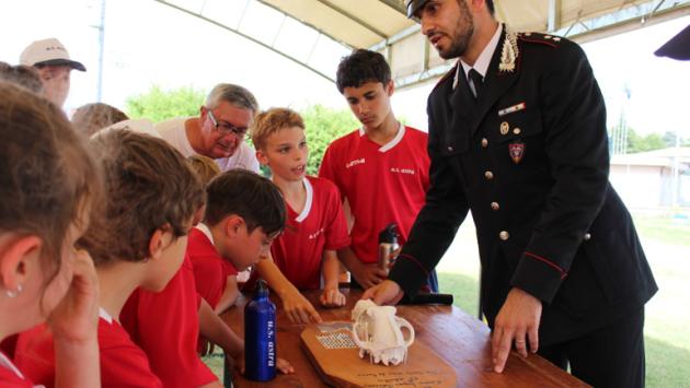 Carabinieri tra i giovanissimi: incontri  centro estivo dell'associazione Us Astra