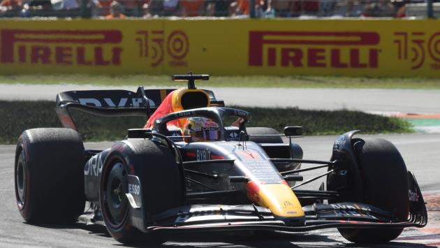Verstappen vince a Monza,  in regime di safety car: fischi del pubblico. Leclerc e' secondo
