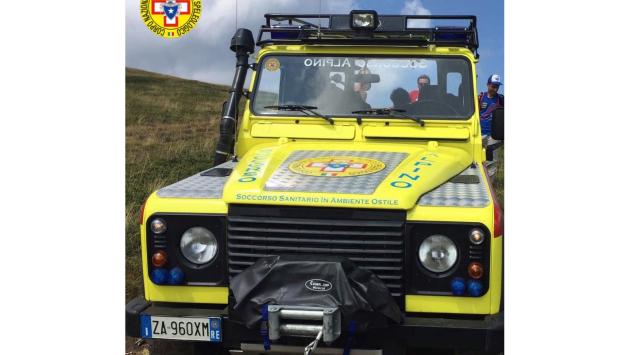 CS Mt Orsaro Passo Centocroci: sospetta frattura alla caviglia per una fungaiola