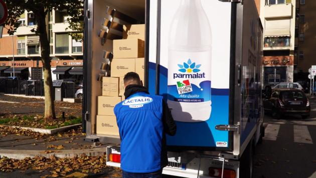Lactalis (Parmalat) a fianco del Banco Alimentare  a Parma e in 30 province italiane  a favore dei più bisognosi