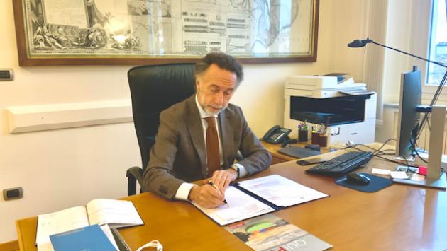 Firmato oggi l’accordo di finanziamento del PNRR dal Ministero dell’Ambiente ad AIPO