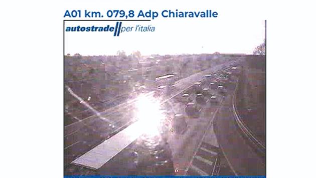 Autostrada 8 km di coda