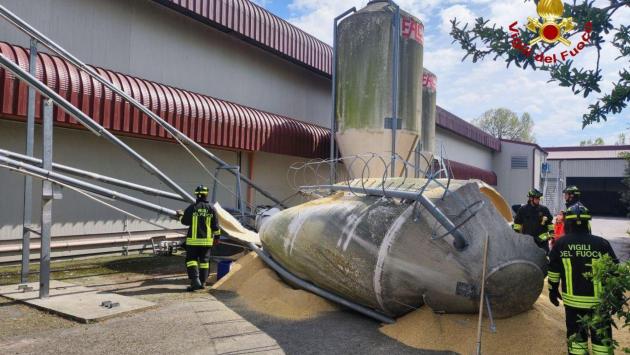 Un'auto urta un silos di mangimi e viene travolta: morti tre fratelli di 10, 14 e 18 anni