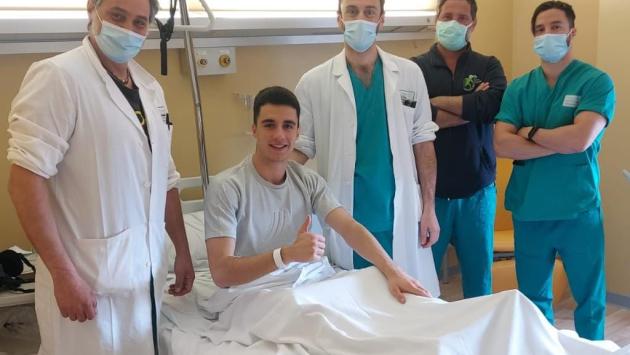 Ospedale di Borgotaro, riuscito l'intervento alla caviglia di  Joao Moutinho, giocatore dello Spezia