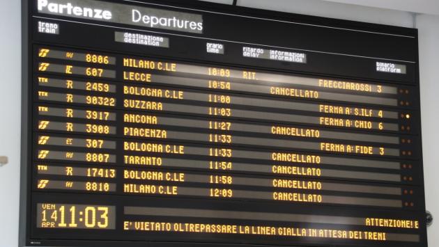 Un venerdì di sciopero: Trenitalia si ferma dalle 9 alle 17. Ritardi fra regionali e convogli a lunga percorrenza  - I treni garantiti