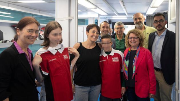 La Clinica mobile   del MotoGp conquista i giovani pazienti