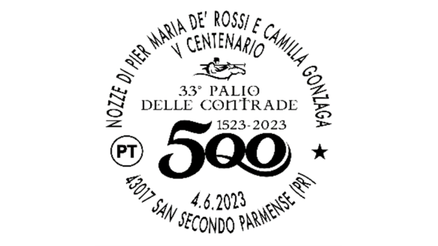 In occasione del palio delle contrade di san secondo disponibile l’annullo filatelico dedicato alla manifestazione