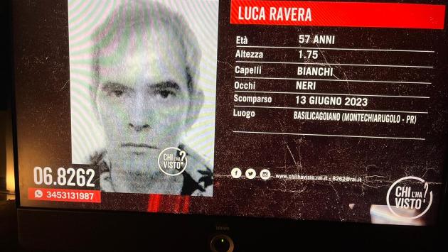 Basilicagoiano, ancora nessuna traccia del 57enne Luca Ravera: appello a "Chi l'ha visto?"