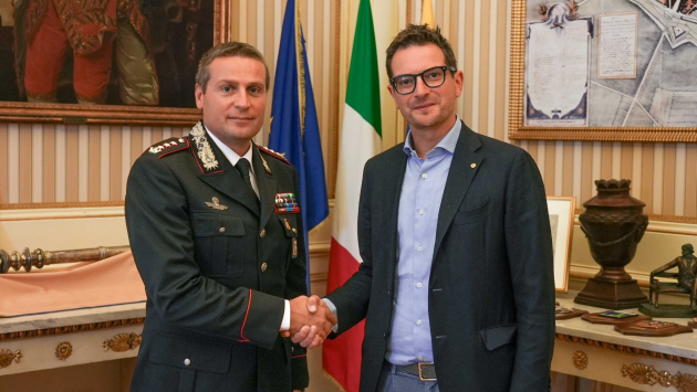 Il Sindaco Guerra incontra il Colonnello Pagliaro