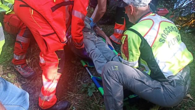 Malore ai piedi del monte Gottero: 78enne trasportato (non senza difficoltà) al Maggiore con l'elisoccorso