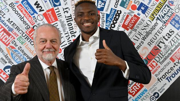 De Laurentiis indagato a Roma per l'acquisto di Osimhen