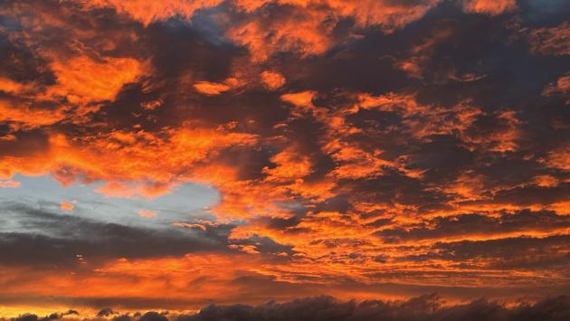 Cielo di Parma stasera!