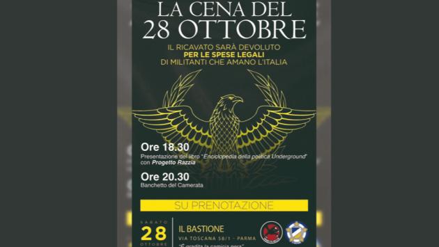La cena del 28 ottobre