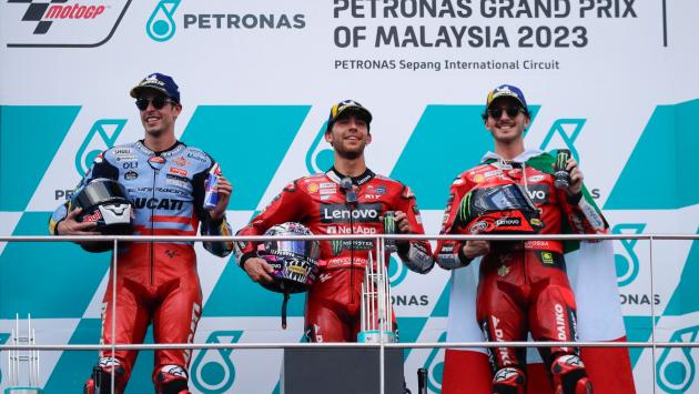Moto Gp: Malesia, vince  Bastianini e Bagnaia allunga su Martin