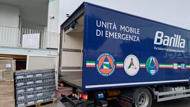 Da Barilla 50 quintali di prodotti alle comunità alluvionate della Toscana