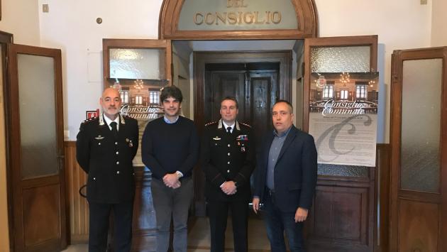 Sicurezza e nuova caserma: in visita il colonnello Pagliaro