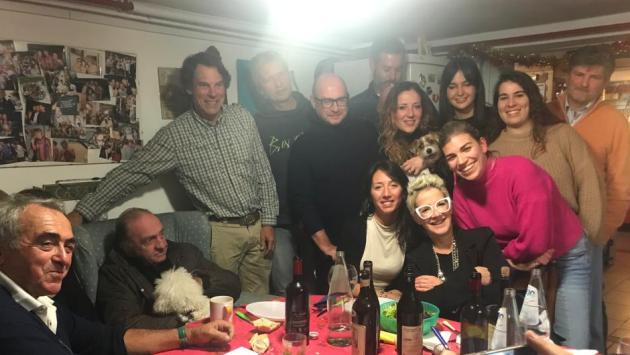 Cena bussetana per Rhett Turner con gli amici del Bunker