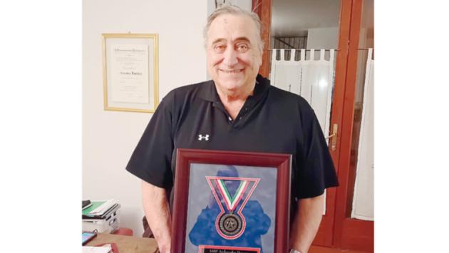 Sal Varriale premiato a New York come ambasciatore del baseball