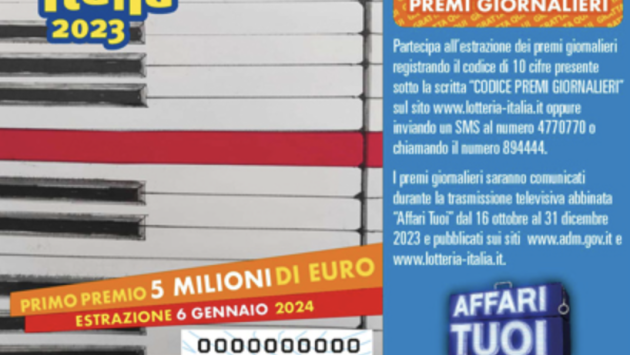 Lotteria Italia, quest'anno anche a Parma venduti più biglietti: 66.440 con un aumento del 6,6% rispetto al 2022