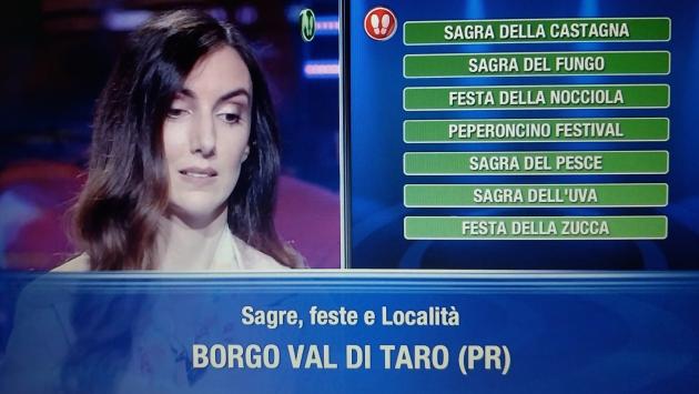 Borgotaro, la Sagra del Fungo protagonista a  «Caduta libera» con Gerry Scotti su Canale 5