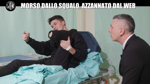 Matteo Mariotti intervistato dalle Iene: "L'odio che mi hanno scatenato contro  mi ha fatto più male dello squalo"