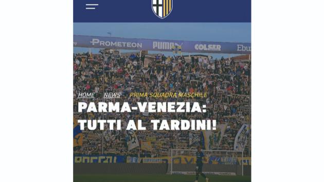 Parma-Venezia: tutti al Tardini