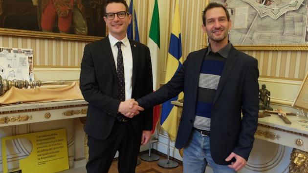 L’incontro in Municipio del sindaco Guerra con il nuovo direttore ad interim del Complesso Monumentale della Pilotta Stefano L’Occaso