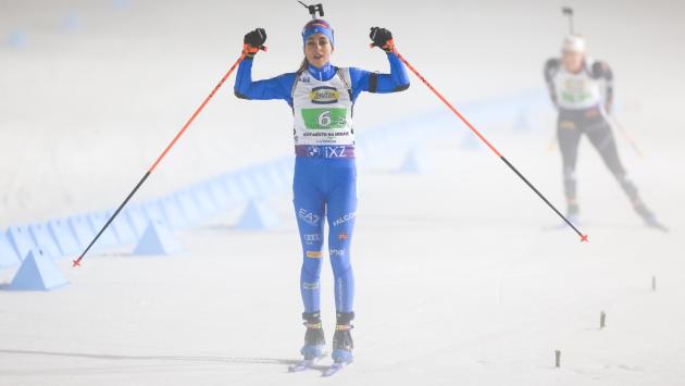 Mondiali di biathlon,  argento azzurro nel Single Mixed