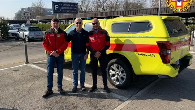 A Monchio un nuovo fuoristrada per il Soccorso Alpino, grazie a Luca Barilla