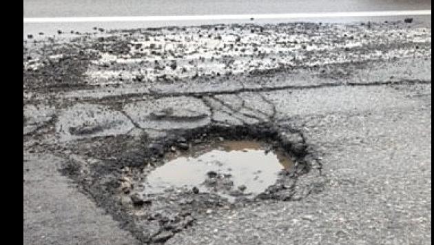 Buche in tangenziale Nord