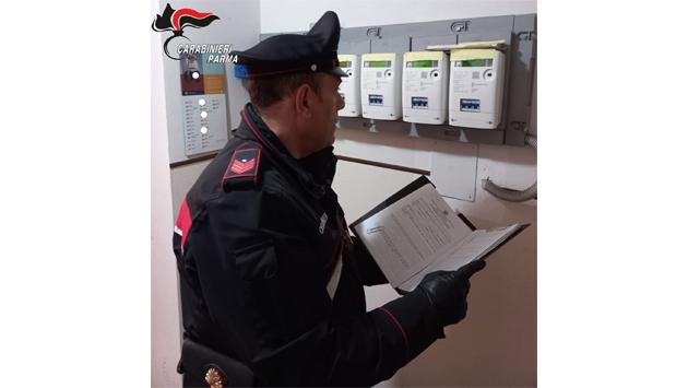 Fontanellato: I carabinieri intervengono a seguito di un incendio e scoprono l’allaccio abusivo di un contatore alla rete di fornitura elettrica