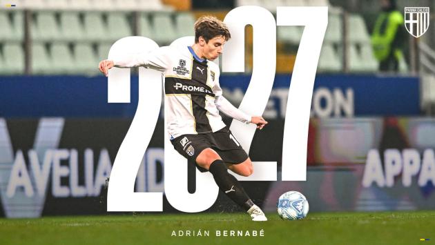 Il Parma  annuncia che Adrian Bernabé ha rinnovato il contratto fino al 2027