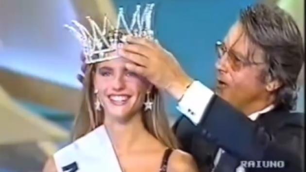 Alain Delon incorona Martina Colombari Miss Italia 1991: il video in ricordo dell'attore 