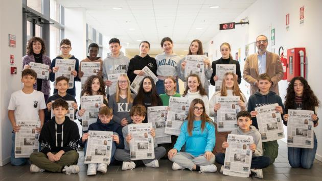 «Gazzetta nelle scuole», via alla nuova edizione: 100 classi a lezione