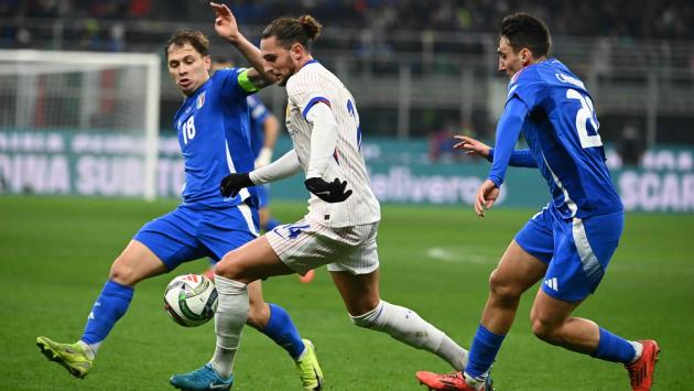 Rabiot super, la Francia espugna San Siro e batte l'Italia 3-1. Azzurri secondi del girone