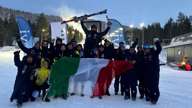 Nella notte artica splende una stella:  Saccardi domina lo slalom a Levi 